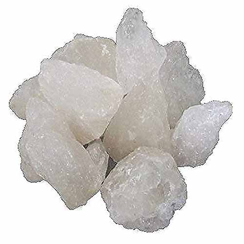 Alum Phitkari Stone Fitkari Crystals Spatika or Phatika for Beard Clean, Water Treatment, Home Hanging Etc  - 400 Gms