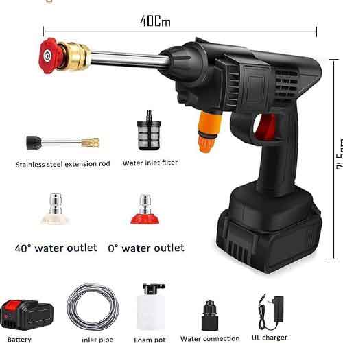Wireless Electric Car Washer Gun with Battery & Hose at Lowest Price 2