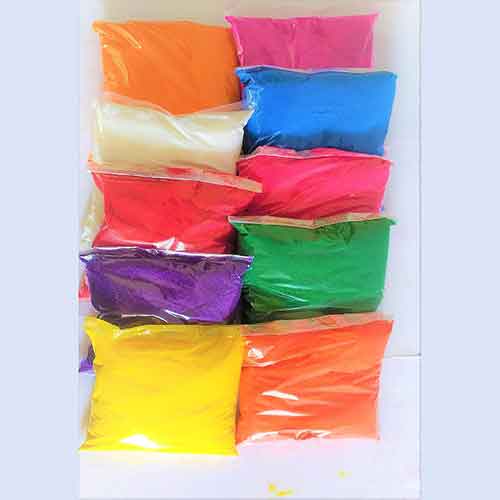 Desi Mantra Rangoli Stone Original Sand Color 12 Packs, 200 Gram Each, multicolour at Lowest Price 2