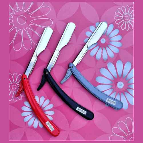 Stainless Steel Straight Edge Barber Razor For Men Premium Quality (1 Piece)