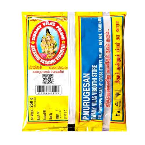 Swamy Vilas scented vibhuti (holy ash) for daily puja 250gm at Lowest Price 2