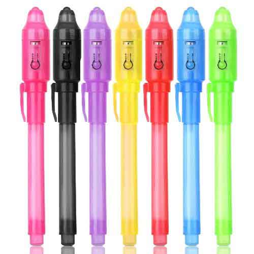 Invisible Ink Magic Pens with UV Light - Pack of 3 at Lowest Price 3