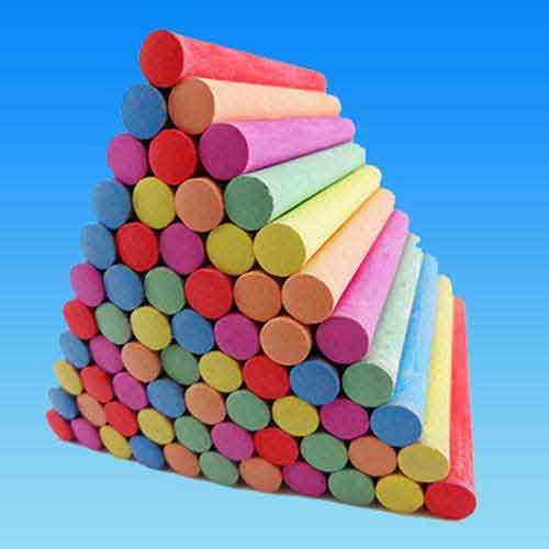 Dustless Color Chalks & Slate Pencils - Pack of 50 at Lowest Price 2