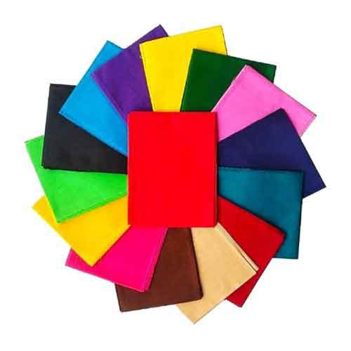 Polyester Silk Saree Falls for Women - Pack of 10 Pieces, Length 180 Cms Long, Random Colors