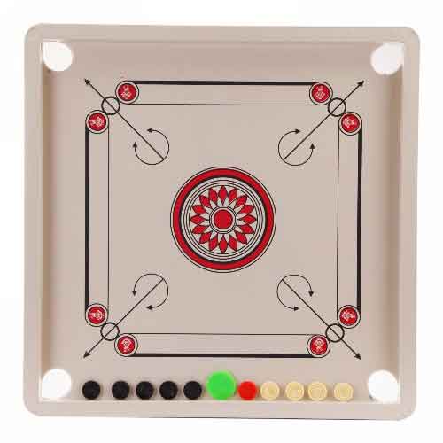 Plastic Carrom Board for Kids – Lightweight, Durable, Indoor Gaming for Boys & Girls